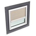 Fixed Self Flashed Skylight with Tempered Low-E3 Glass and Manual Light Filtering Blind J6841