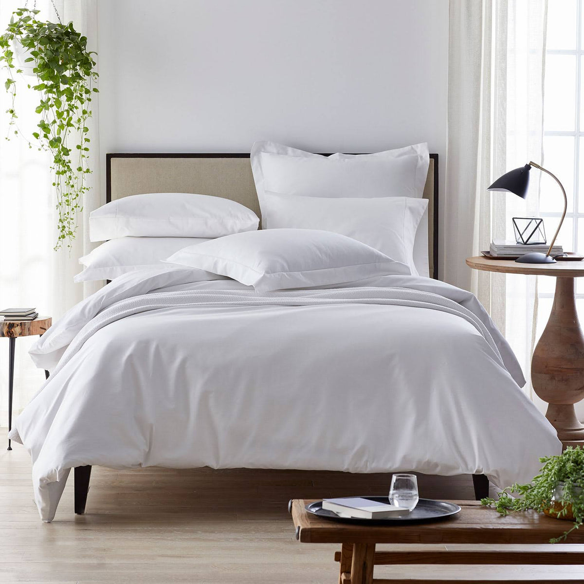 Organic Ivory 300-Thread Count Full Fitted Sheet D464095