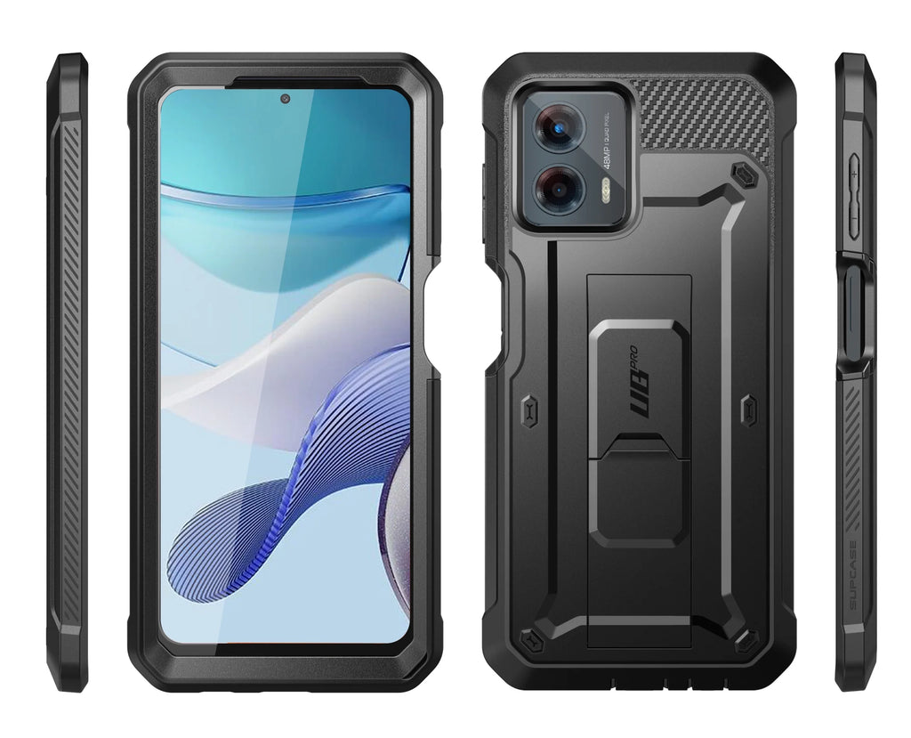 Black Rugged Case with Belt Clip and Kickstand N7510