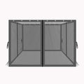 Black 4-Side Mosquito Netting with Zippers Q41427