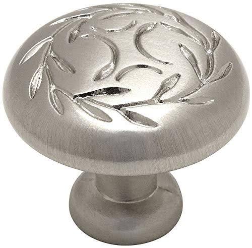 Satin Nickel Round Cabinet Knob 25 Pack H32683