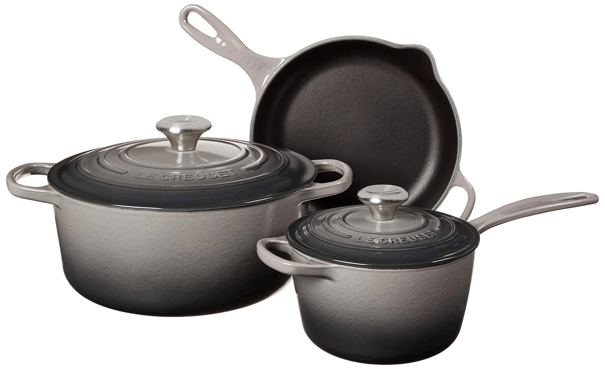 5 Piece Cast Iron Cookware Set (Oyster) S6638