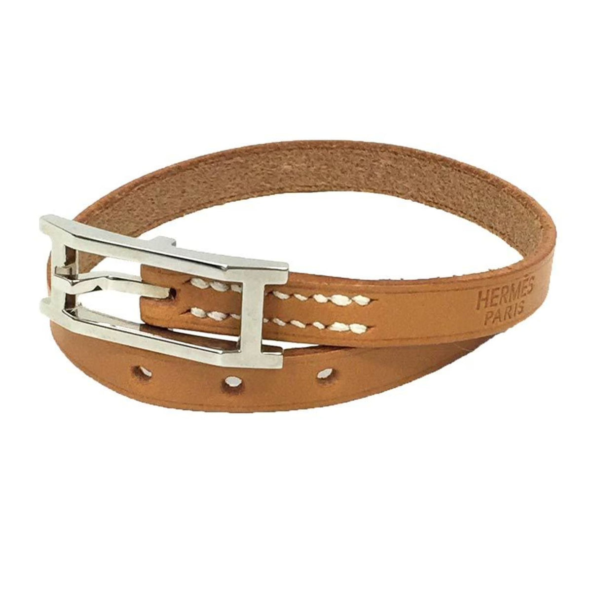 Camel Brown Leather Bracelet I83619