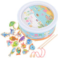 Magnetic Fishing Game Wooden Toddler Toy W372715