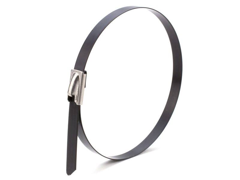 20 inch Plastic Coated Stainless Steel Cable Tie - 100 Pack V900548