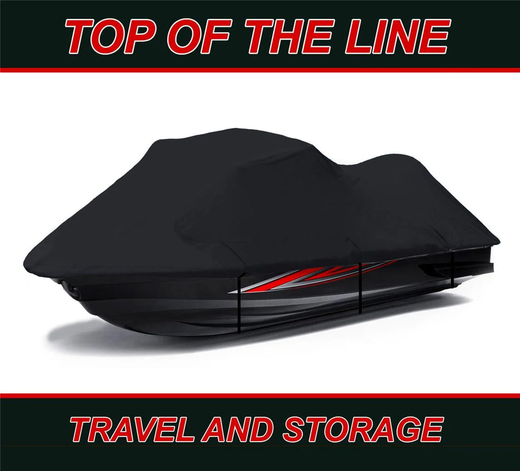 Black Jet Ski PWC Watercraft Cover U8813