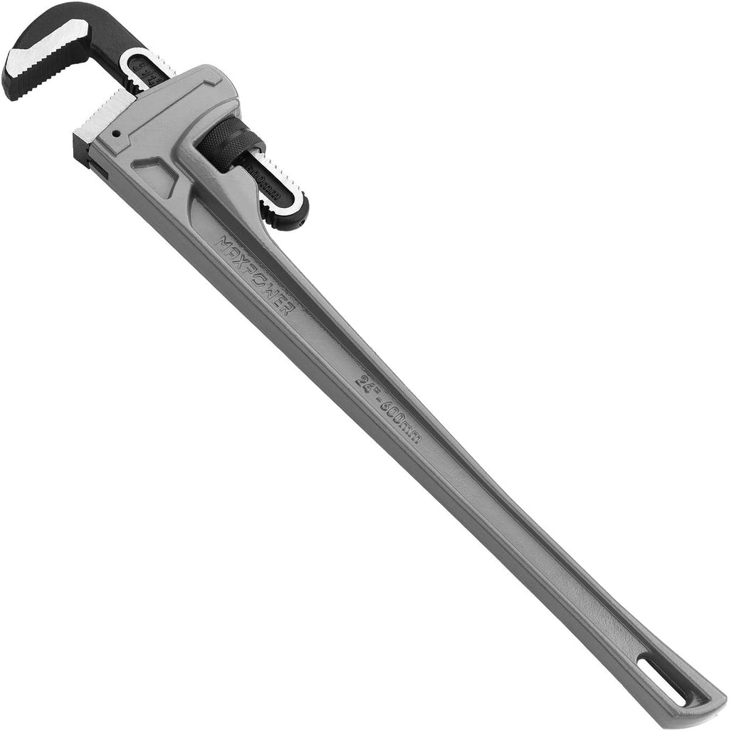 Aluminum Pipe Wrench 36-Inch Heavy Duty Straight Pipe Wrench Pack of 2 X49779