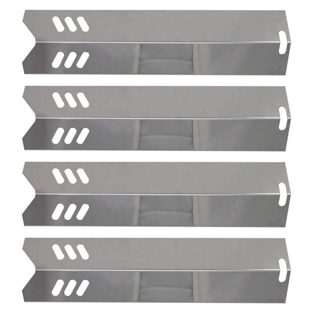 4-Pack Stainless Steel BBQ Grill Heat Shield Plate Replacement Parts 15" C63157