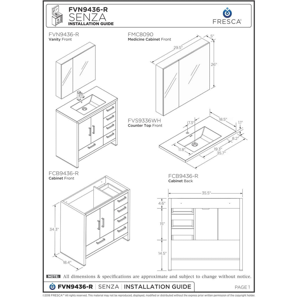 Glossy White Freestanding Bathroom Cabinet Z628