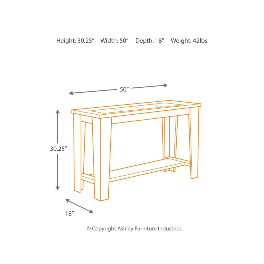Brown Sofa Table C815