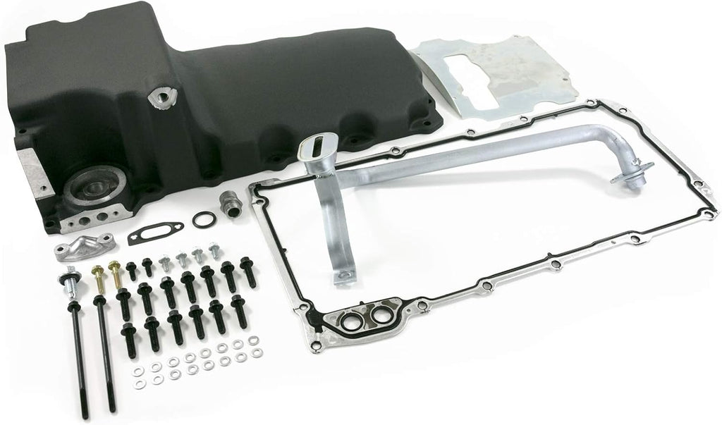 Polished Cast Aluminum Rear Sump Oil Drain Pan M467