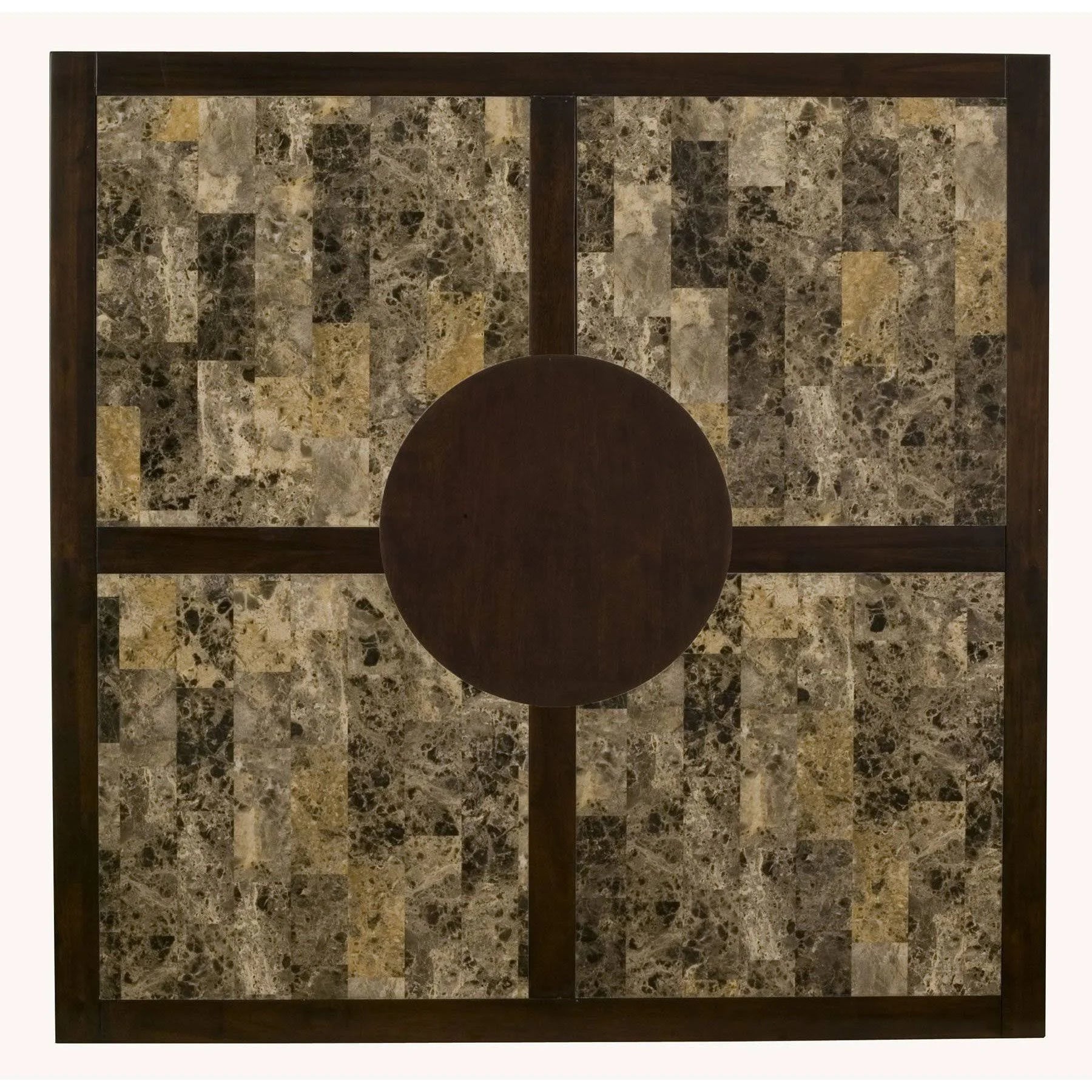 Espresso Faux Marble Pub Table M590