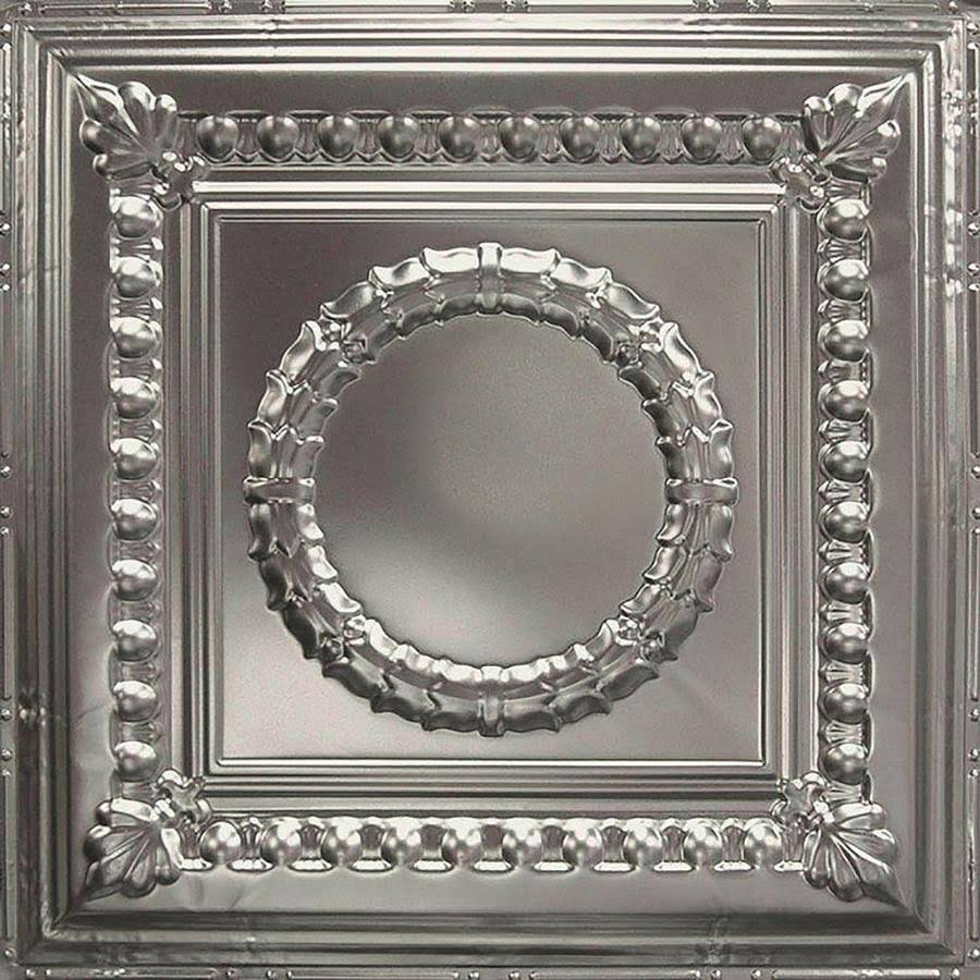 24-in x 24-in 5-Pack Stainless Steel Metal Ceiling Tiles B5684