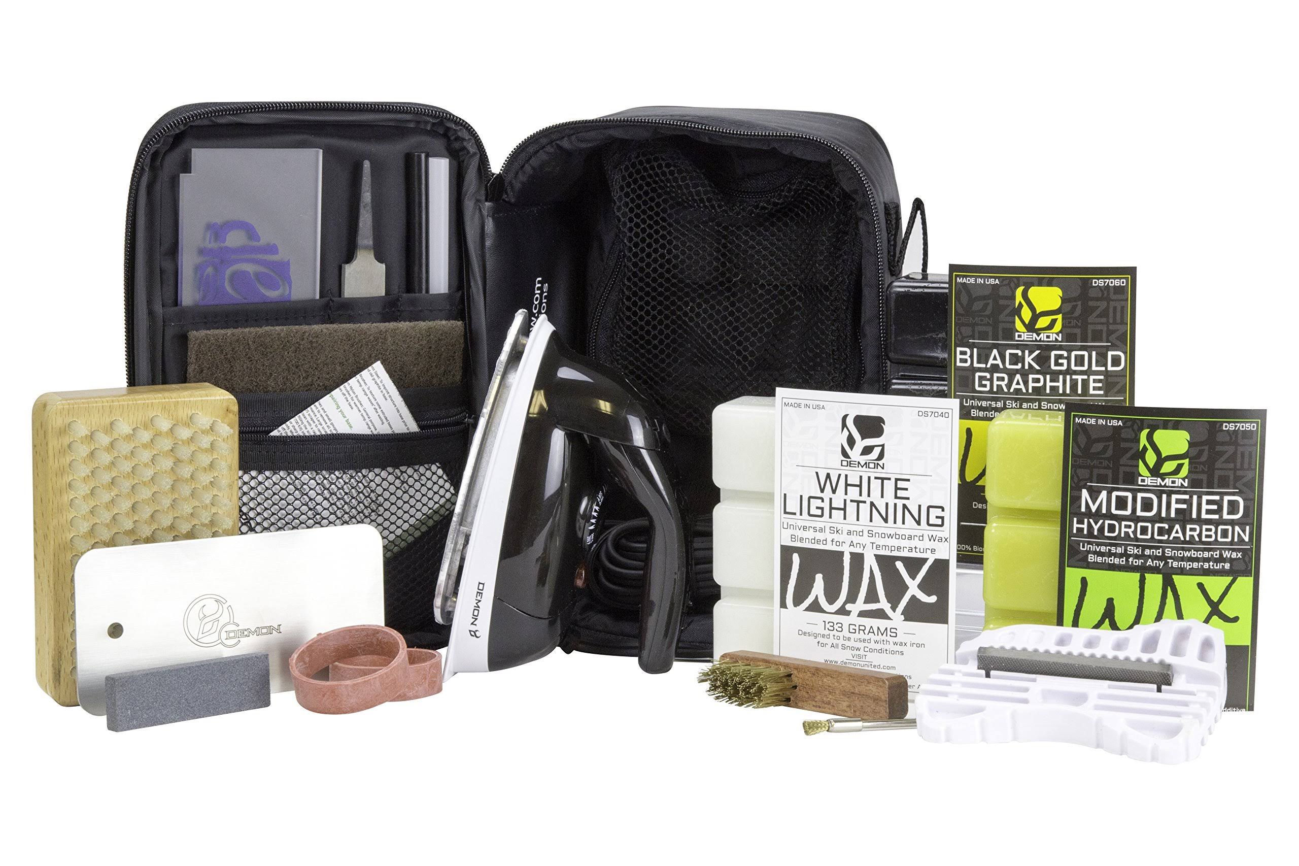 Ski Snowboard Tune Kit with Iron and Universal Wax Kit R740