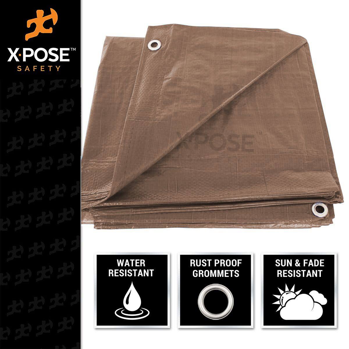 Brown Poly Tarps 24 x 36 - Case of 2 V391