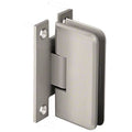 Satin Chrome Wall Mount Full Back Plate Hinge T401129
