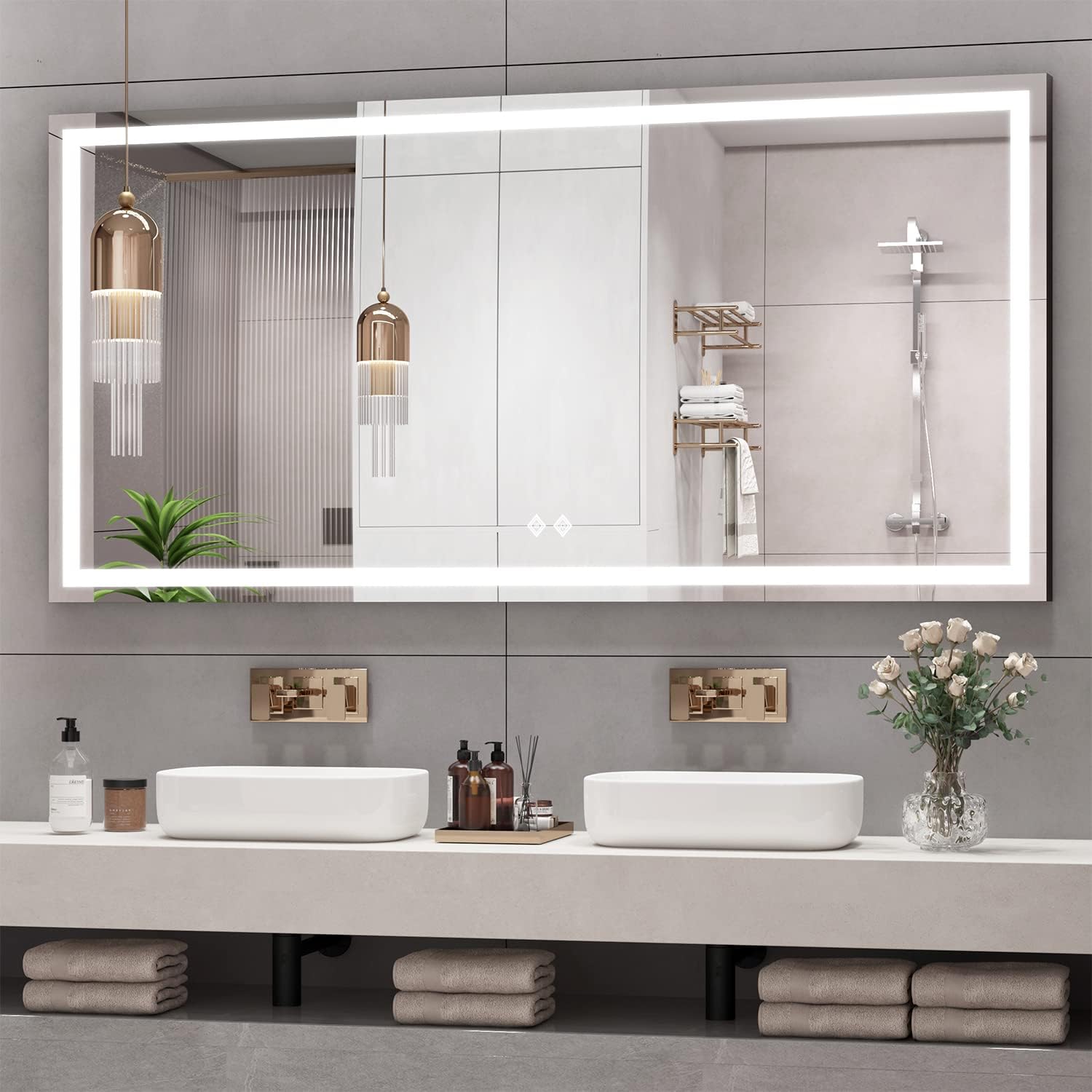 24x36 Inch LED Mirror with Lights H30694