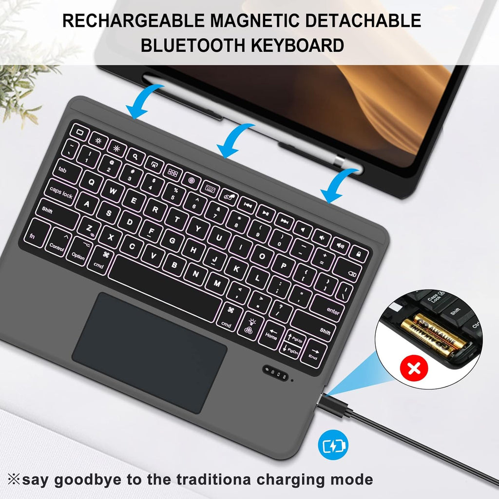 Leather Folio Case with Keyboard for iPad Pro 12.9 inch I8793