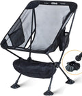 Ultralight Compact Camping Folding Beach Chair with Anti-Sinking Feet and Back Support Webbing S53197