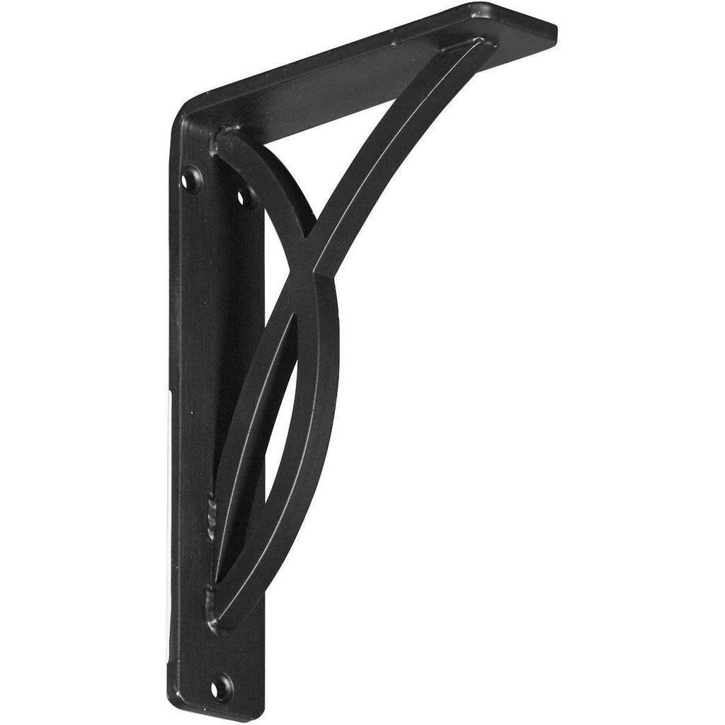Antiqued Pewter Wrought Iron Bracket I5561