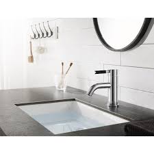 Matte Black Brushed Nickel Single-Handle Bathroom Faucet with Push Pop-Up O5271
