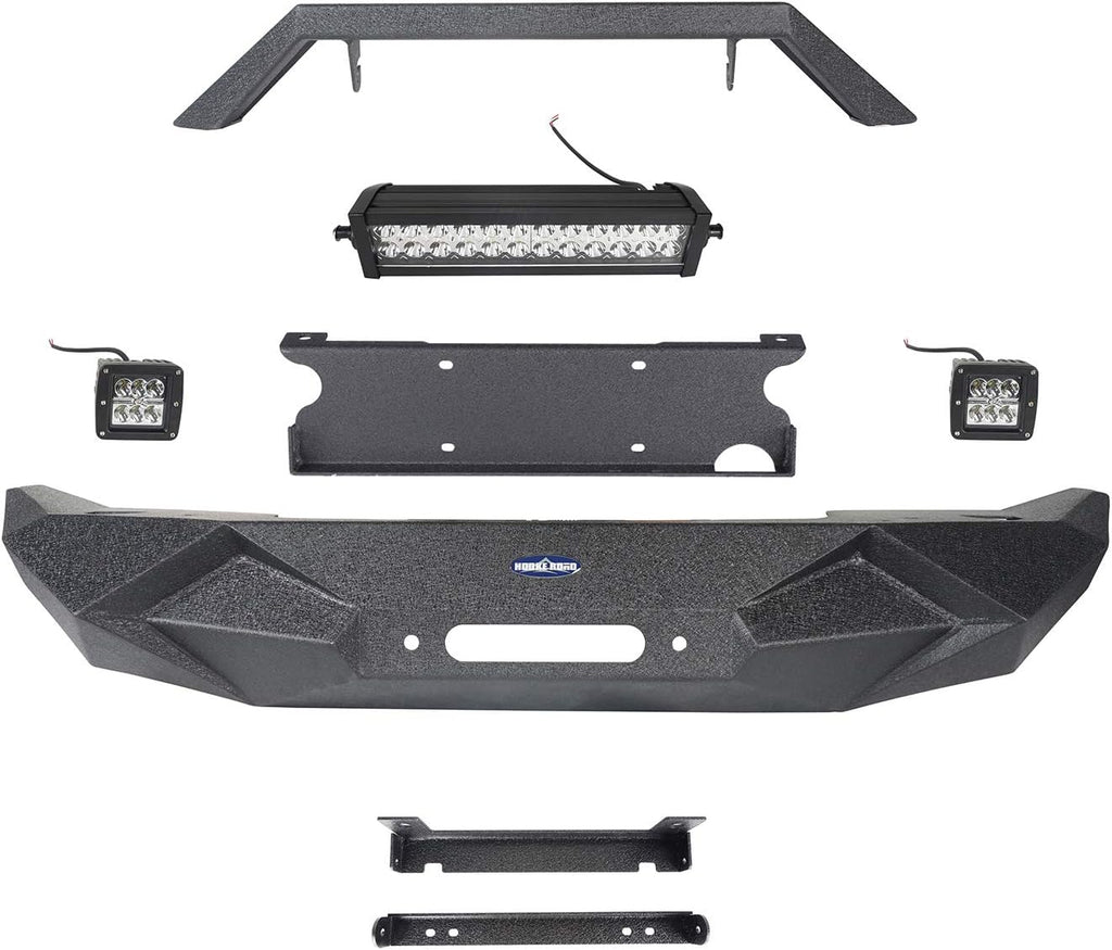 Steel Front and Rear Bumper with Tire Carrier O400
