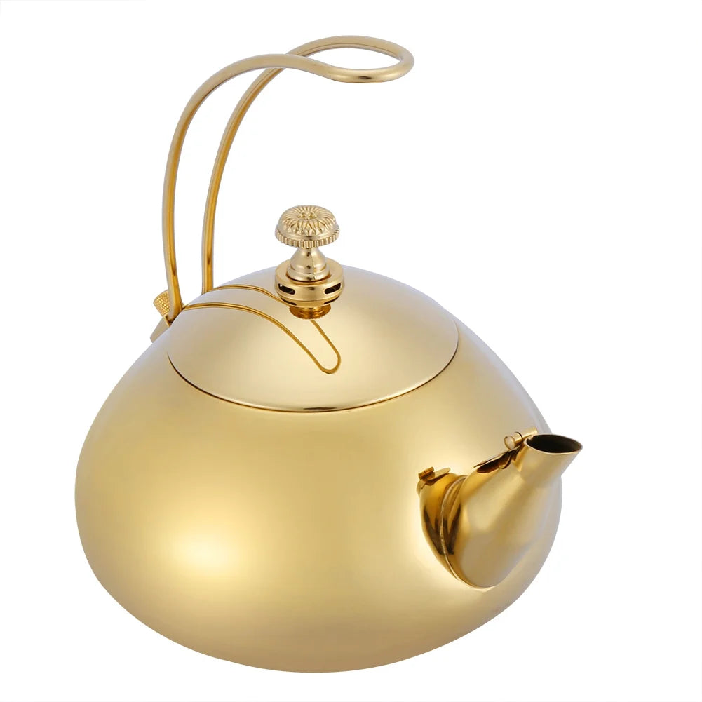 Gold Stainless Steel Electric Kettle 1.5L D183
