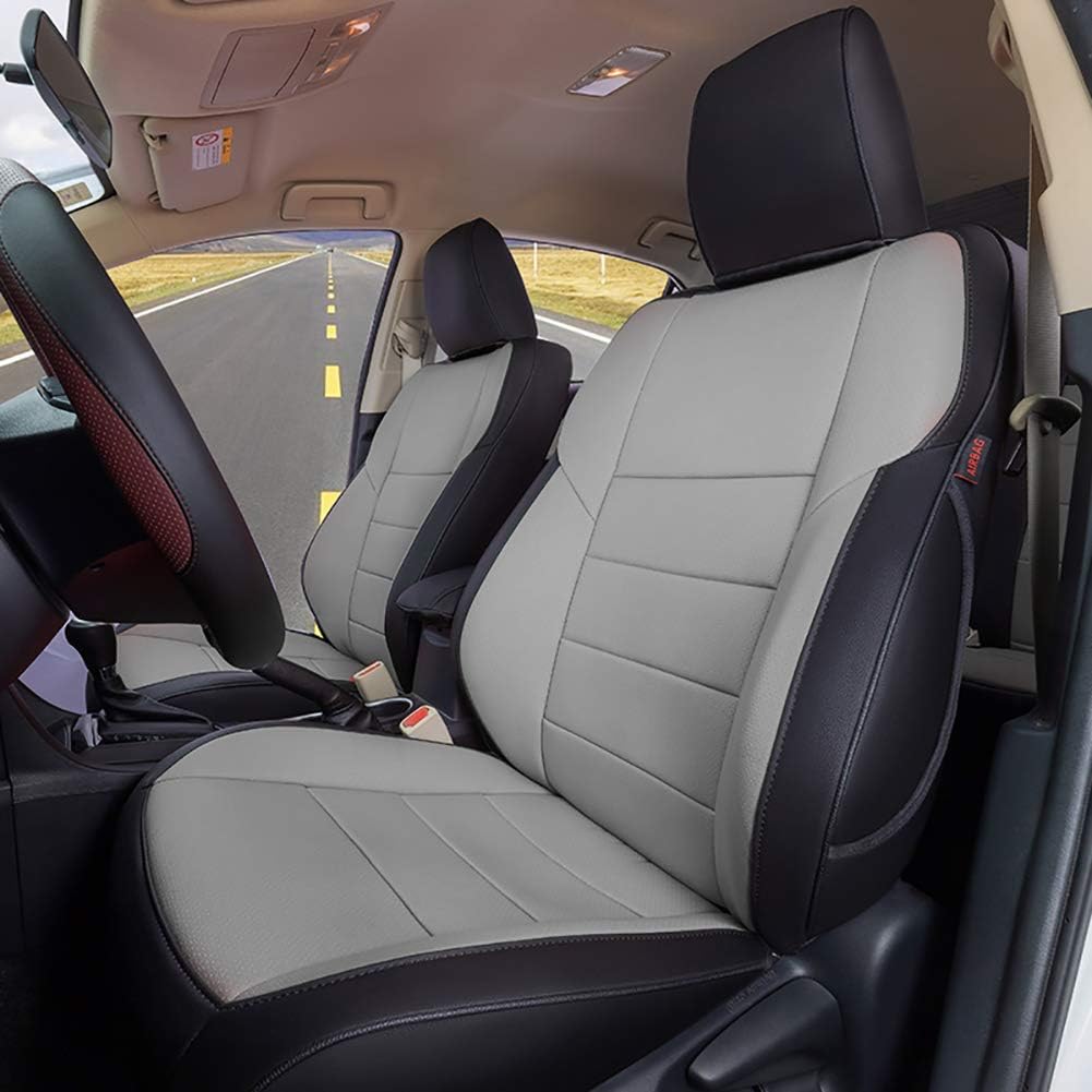 Red Leatherette Car Seat Covers for Toyota CHR 2017-2022 I266