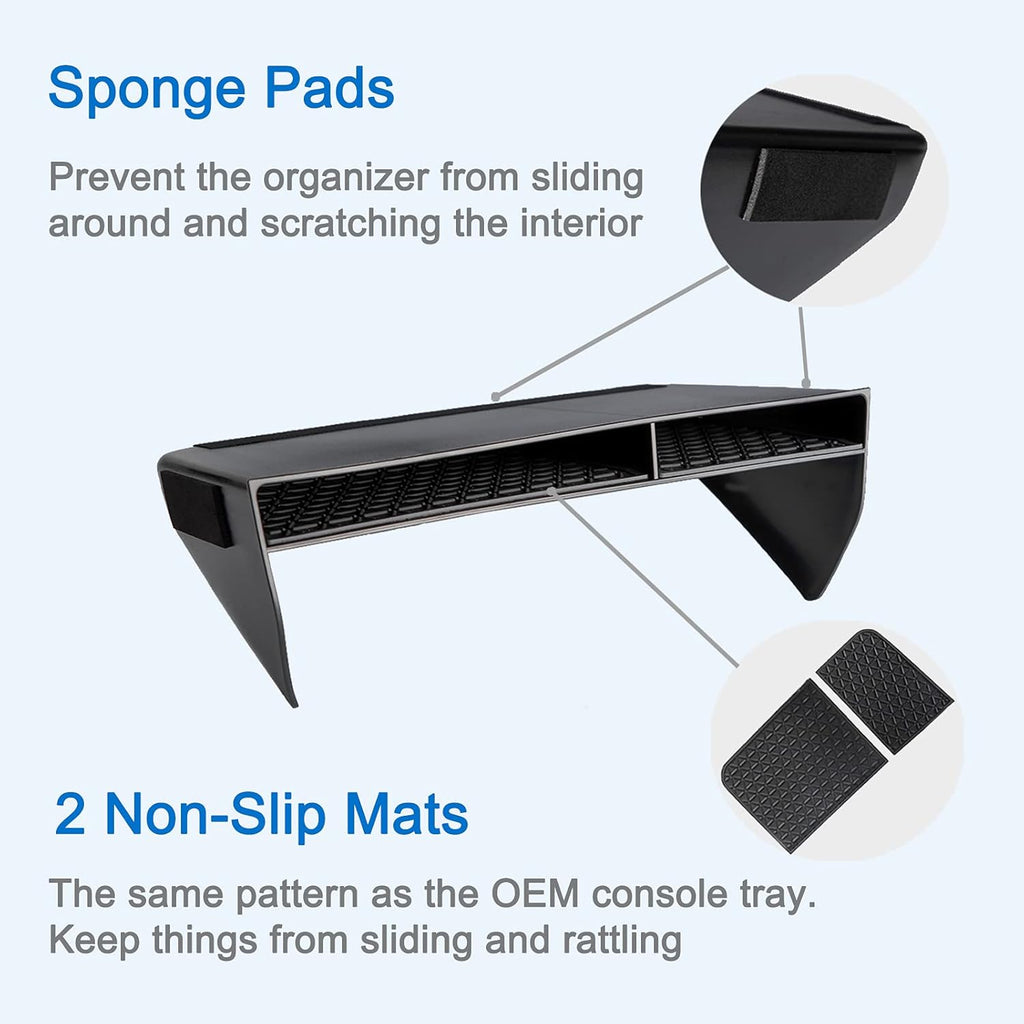 Center Console Organizer ABS Material Insert Tray Storage Box U9560