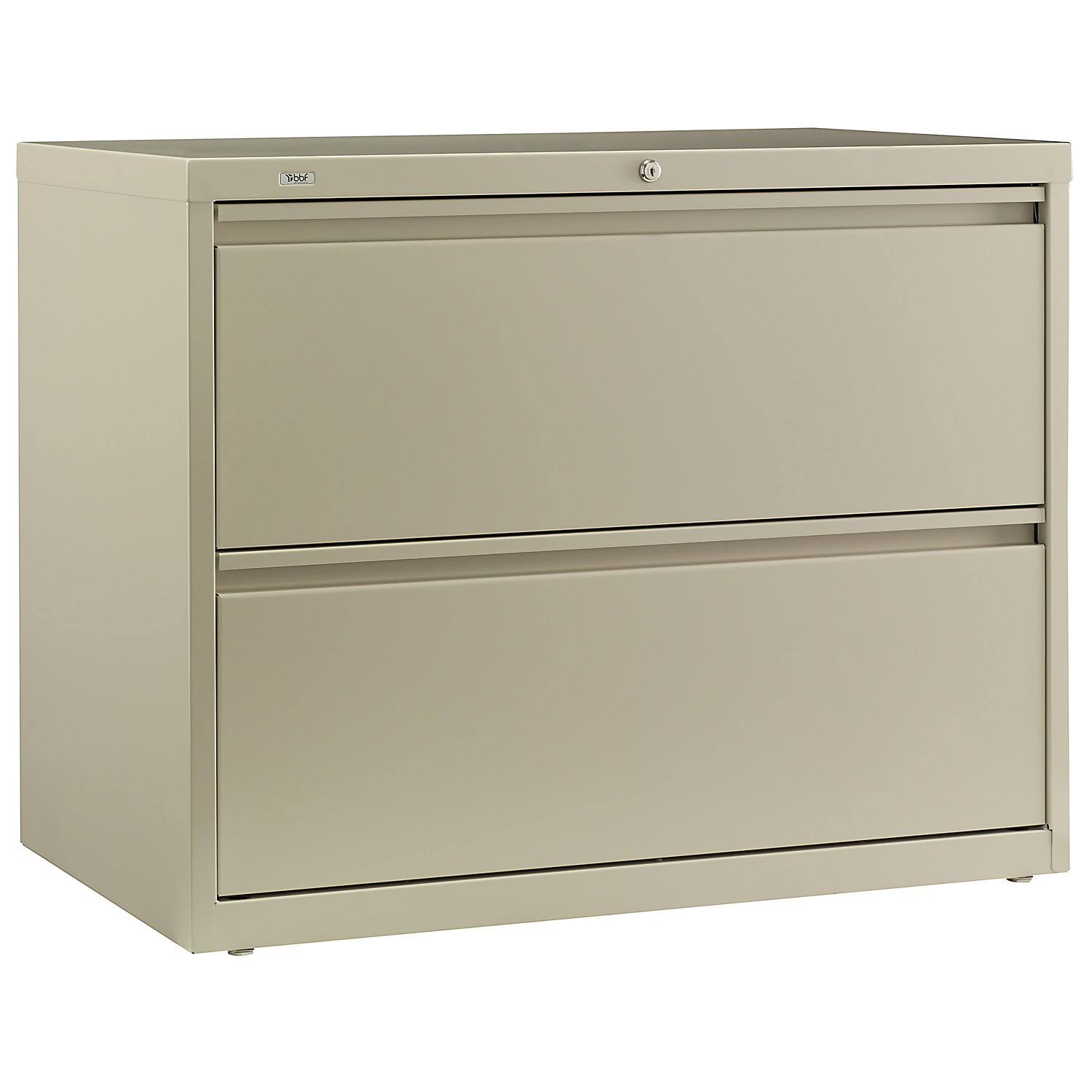 2 Drawer Lateral File Cabinet in Putty F8262