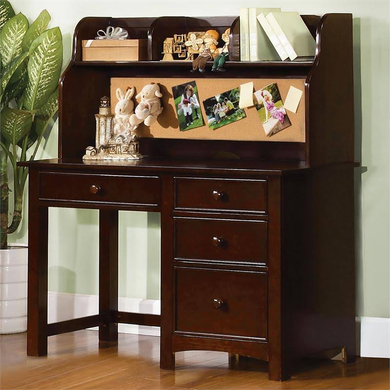 Dark Walnut Solid Wood Kids Desk L119881