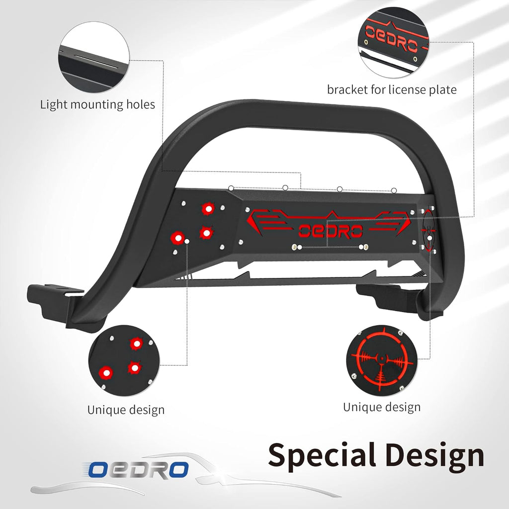 Red and Black Truck Bumper Grille Guard P727017