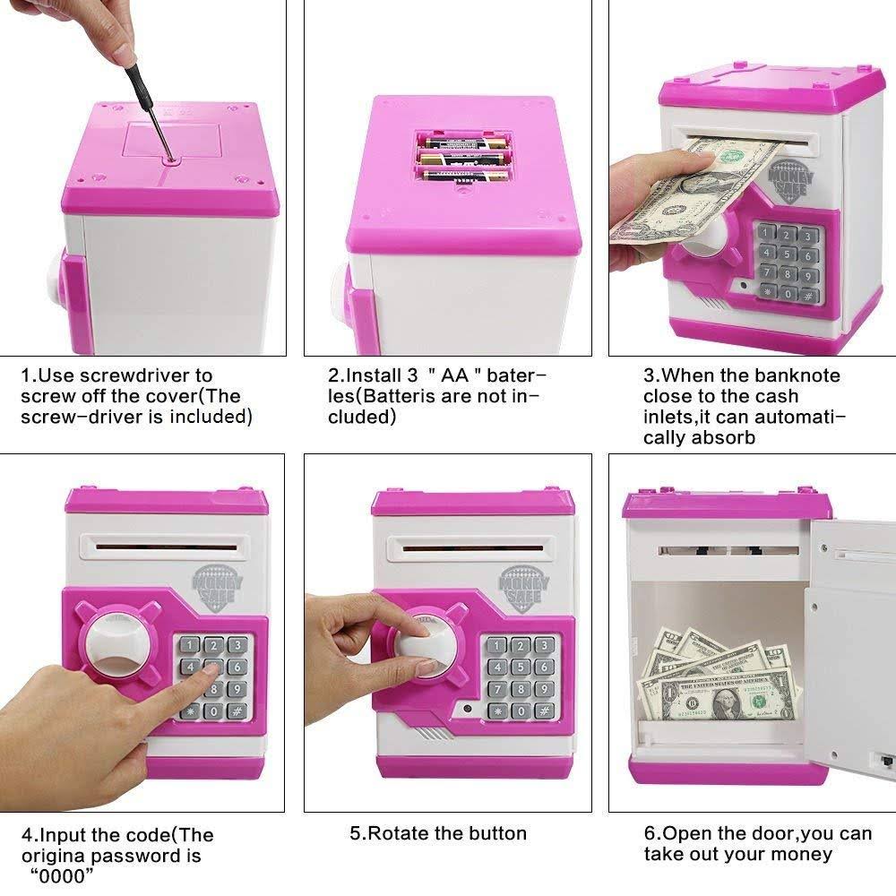Cartoon Electronic ATM Piggy Banks Toy R123128