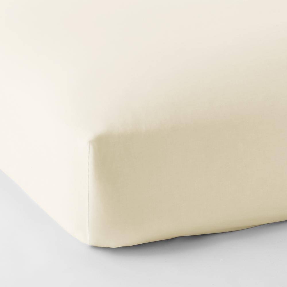 Organic Ivory 300-Thread Count Full Fitted Sheet D464095
