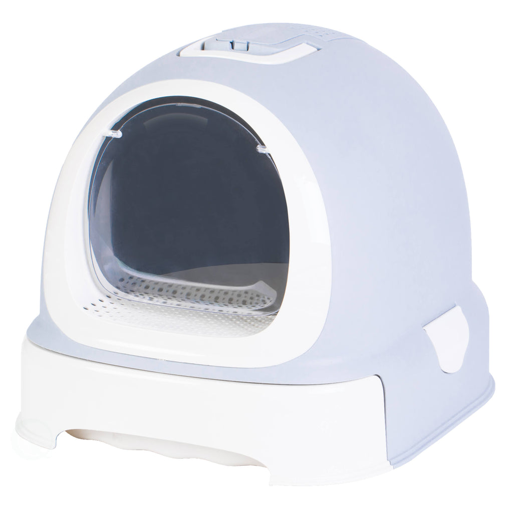Fully Enclosed Hooded Litter Pan with Front Entry, Cat Litter Scoop Included V593
