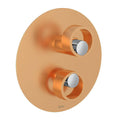 Satin Gold and Polished Chrome Pressure Balance Trim with Diverter T46470