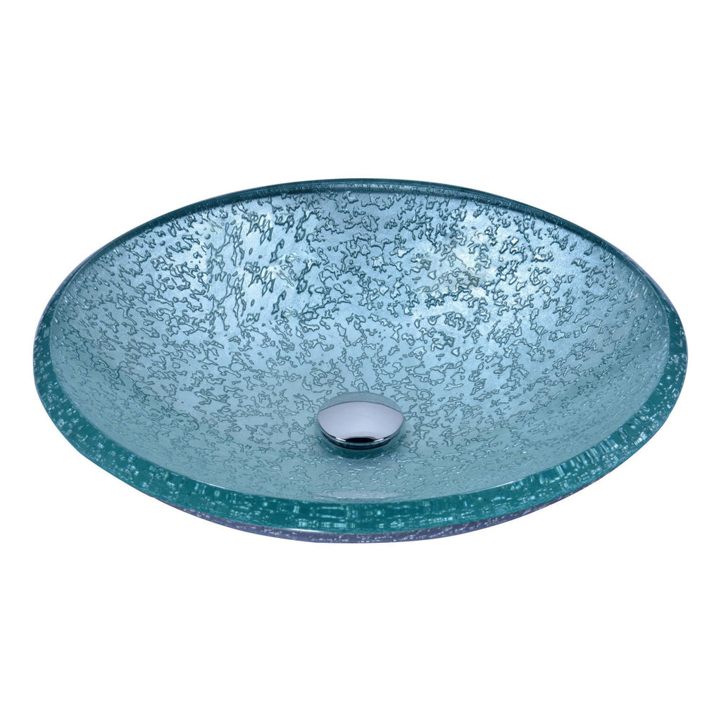 Clear Glass Vessel Sink V374362