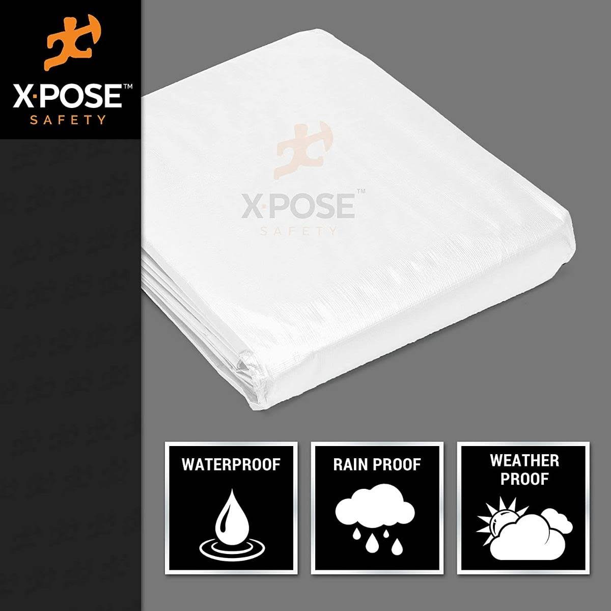 White Tarps 8' x 10' Case of 8 E974380