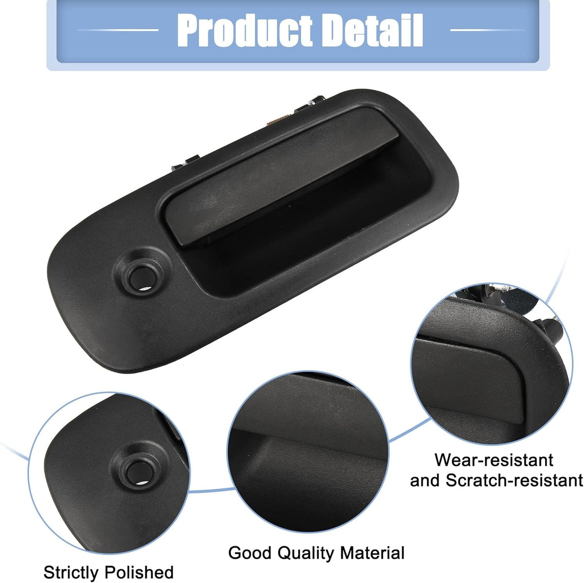 1 Pair Front Left Right Car Exterior Door Handle for GMC Savana 1500 2500 1996-2009 for Chevrolet Express 1500 2500 3500 1996-2009 Pack of 2 L245015