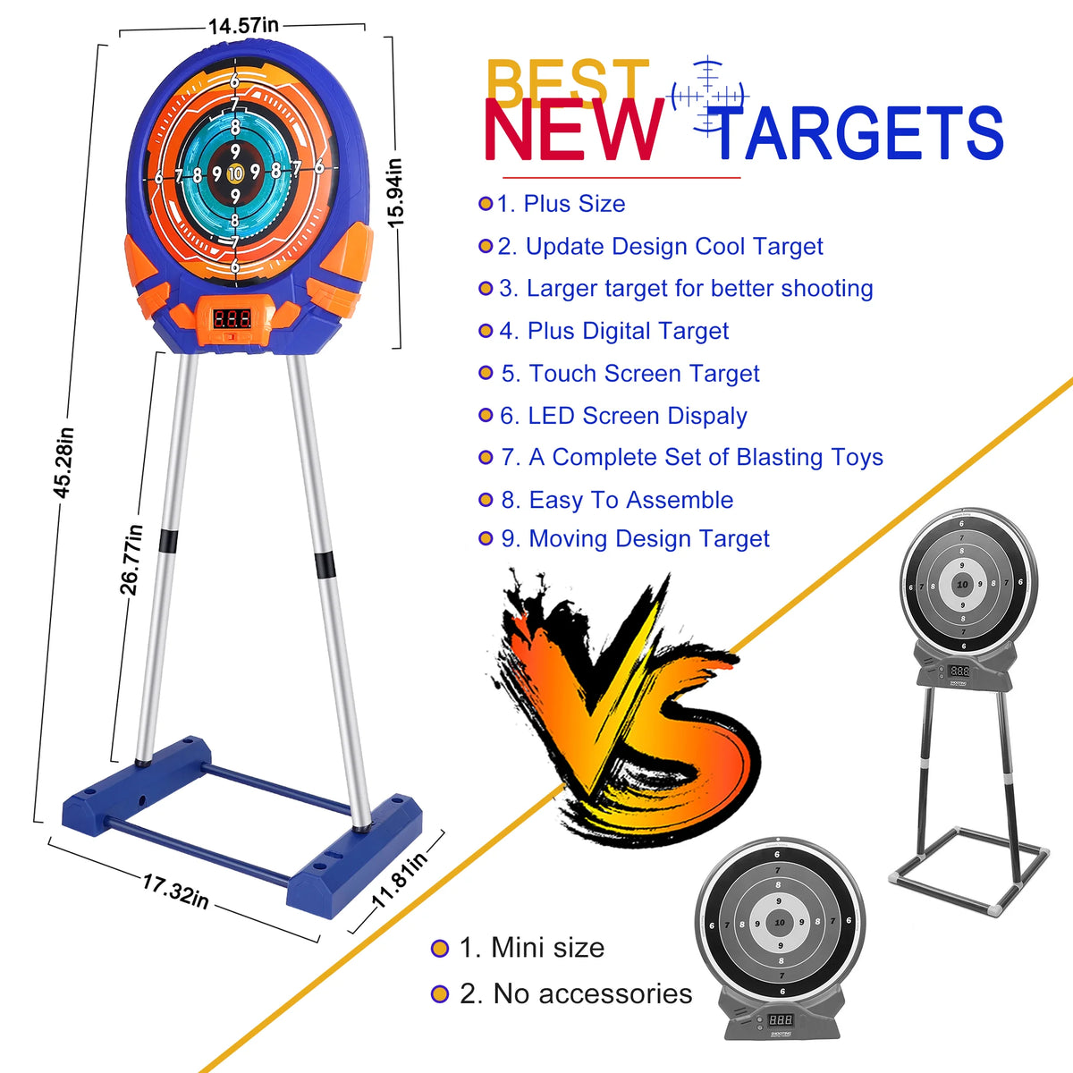 Digital Shooting Game Target with Touch Screen R9617