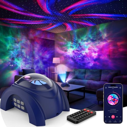Galaxy Projector with Bluetooth Speaker & White Noise Q6116