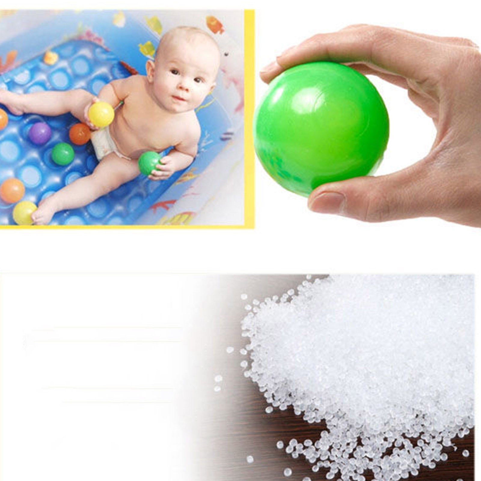 50PCS 5.5cm Colorful Soft Plastic Ocean Balls V5698
