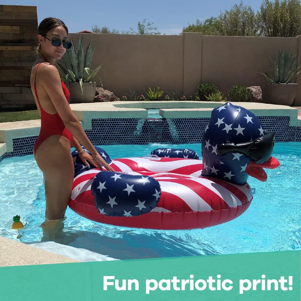Derby Duck Stars & Stripes Pool Float X21000