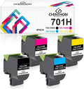 Compatible 701H Toner Cartridge Replacement for Lexmark CS310dn CS410dn CS510de Printer [KCMY-4PACK] Z310179