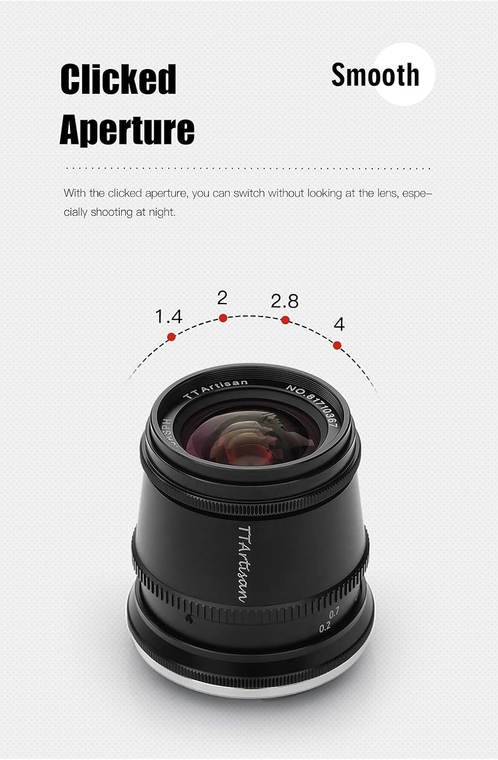 17mm F1.4 APS-C Manual Focus Lens for Fuji X Mount Camera E5274