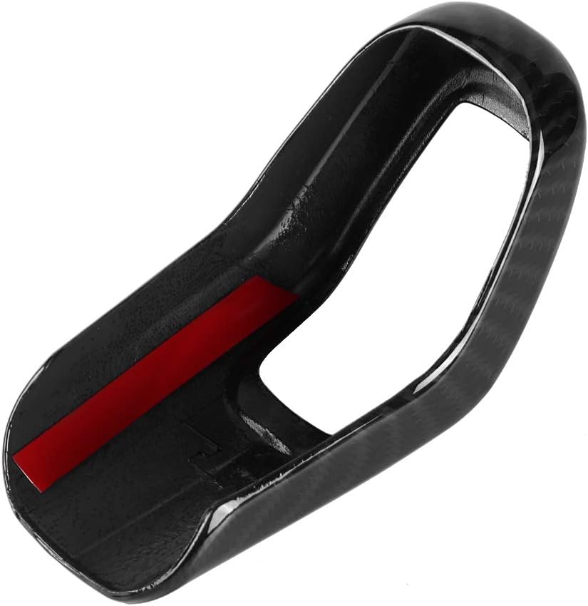 Carbon Fiber Car Gear Shift Knob Cover Trim Y300