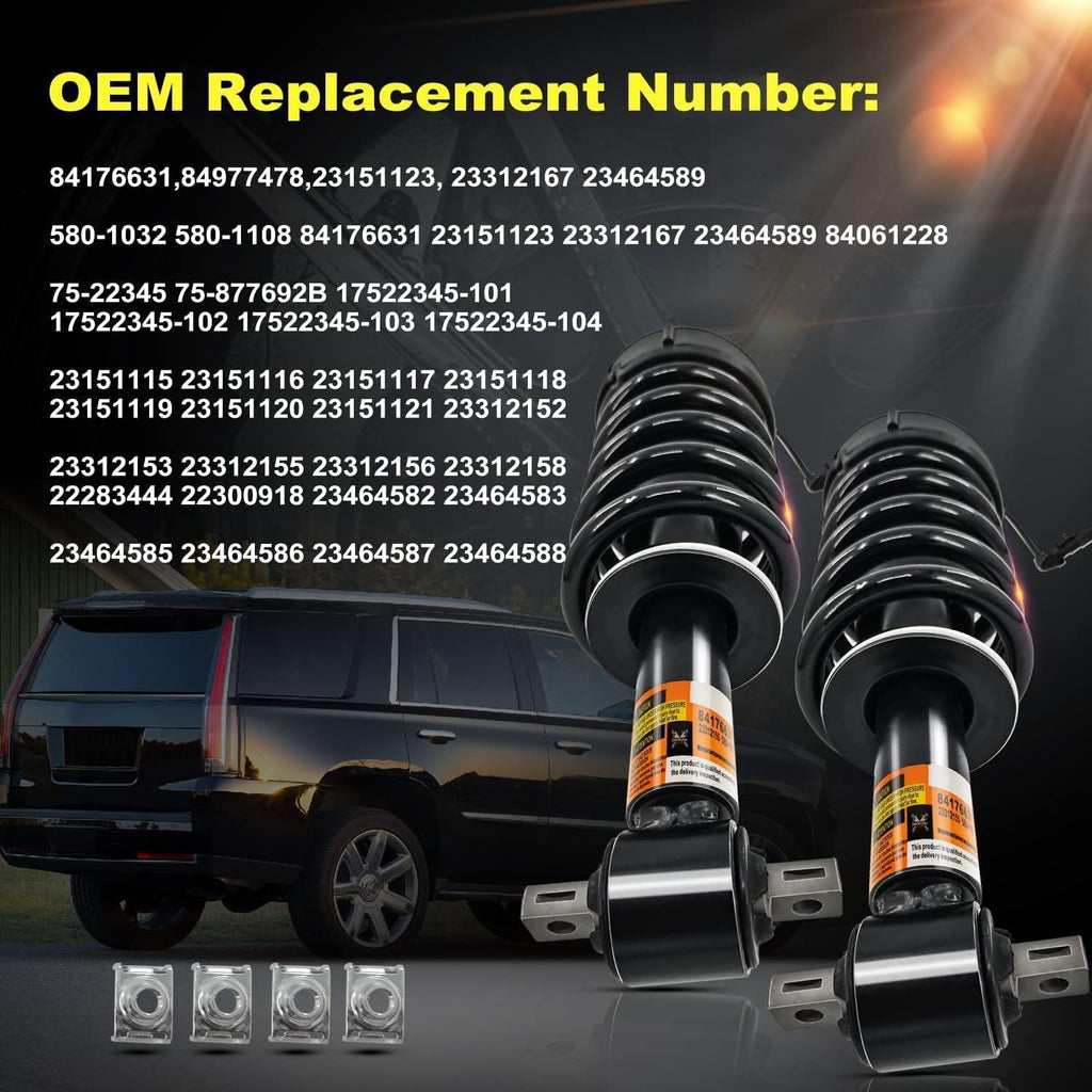 1 Pair Front Shock Assembly with Magnetic Control E160998