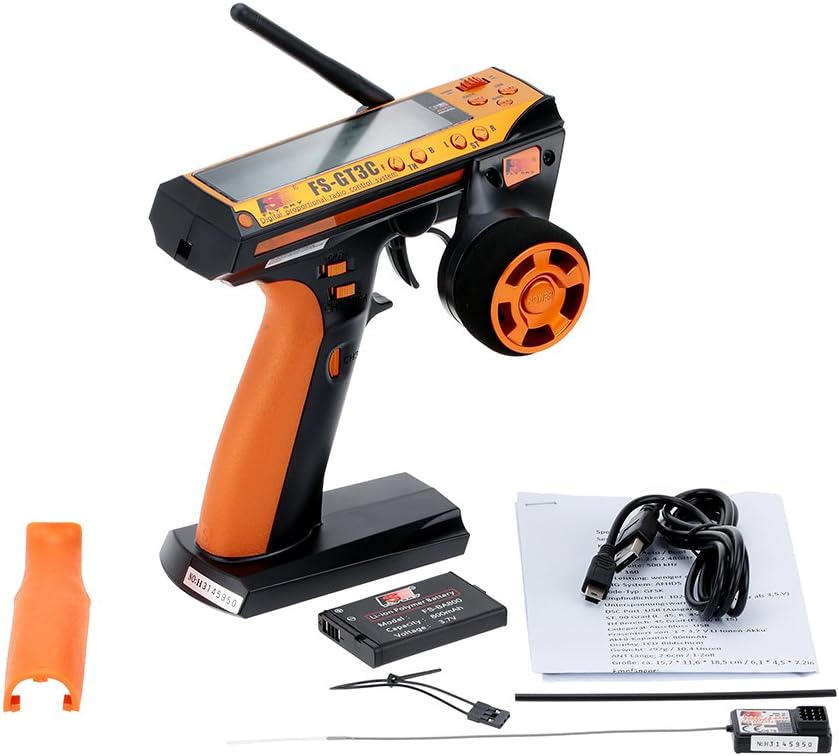 Yellow 2.4Ghz 3CH RC Transmitter with Receiver I5969