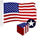 5 Pack American USA US Flag 10x15 ft Embroidered Stars Sewn Stripes Brass Grommets E70838