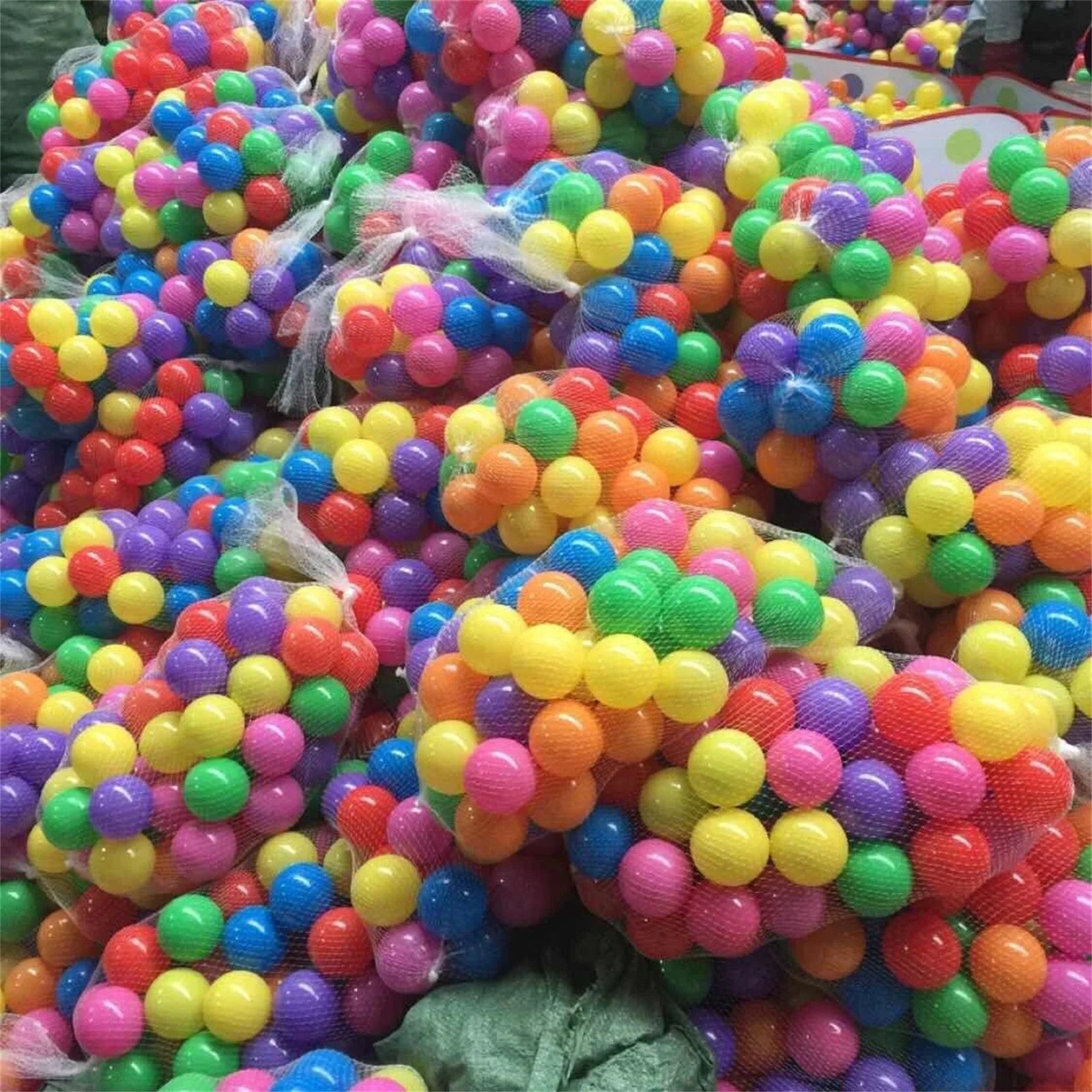 50PCS 5.5cm Colorful Soft Plastic Ocean Balls V5698